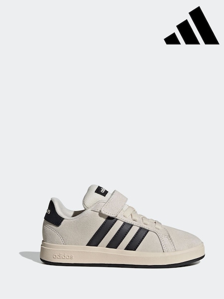 adidas White Grand Court 00s El C Trainers (AR8365) | R$ 325