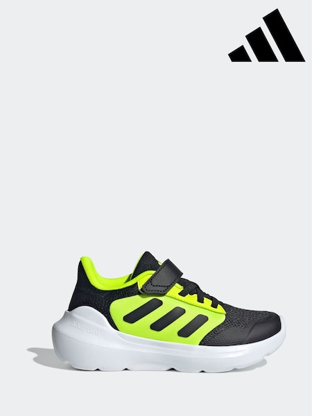 adidas Black/Yellow Tensaur Run 3.0 EL C Trainers (AR8384) | R$ 275