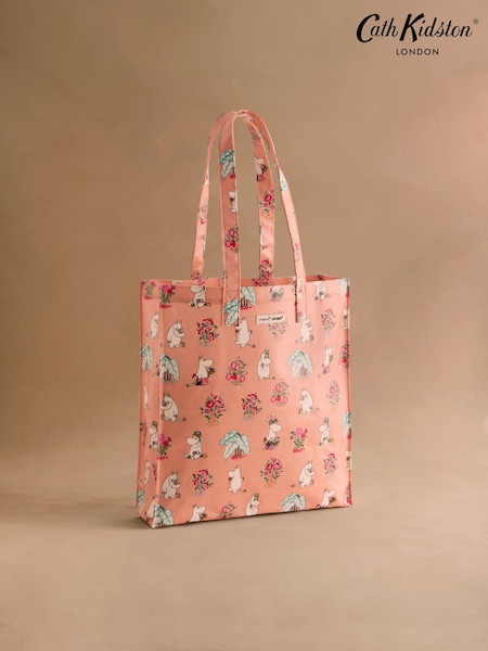 Cath Kidston Coral Pink Bunches Moomins Large Book Bag (AR8401) | €37