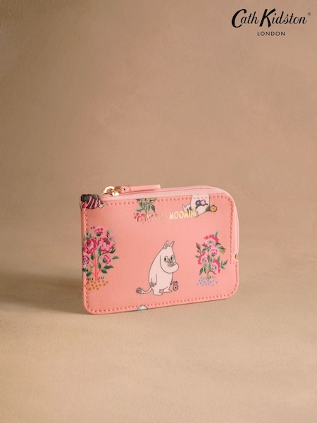 Cath Kidston Coral Pink Bunches Moomins Card Coin Purse (AR8411) | €32