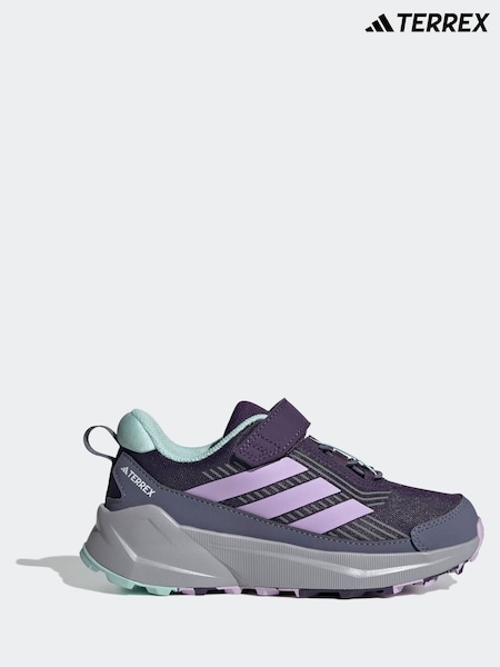adidas Purple Terrex Trailmaker 2 Hook and Loop Hiking Kids Trainers (AR8433) | R$ 495