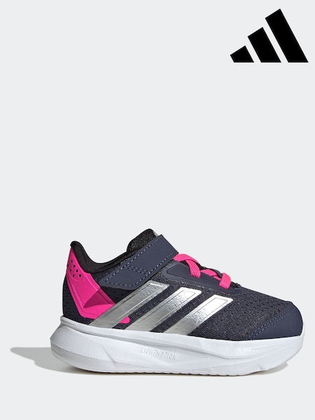 adidas Navy/Pink Duramo 2.0 Hook and Loop Infant Trainers (AR8436) | AED175