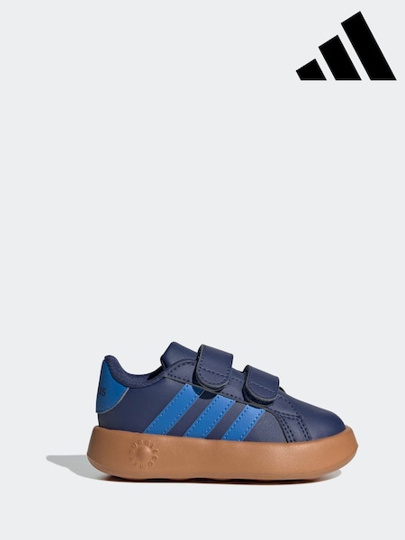 Mornarsko modra/modra - adidas Grand Court 2.0 Hook and Loop Infant Trainers (AR8460) | € 30
