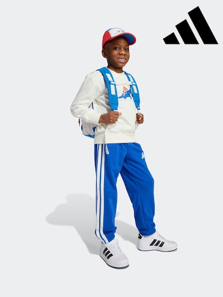 adidas White Essentials Adiraptor Fleece Jogger and Hoodie Set Little Kids (AR8464) | €50