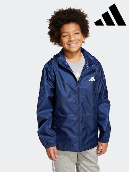 adidas Blue Waterproof Rain Jacket Kids (AR8473) | R$ 295