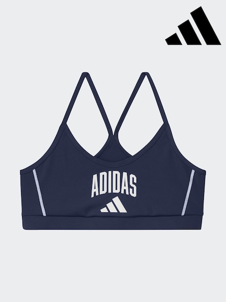 adidas Blue Train Essentials Collegiate Kids Bra (AR8520) | R$ 195