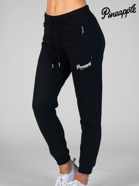 Pineapple Black Petite Skinny Zip Joggers (AR8586) | R$ 335