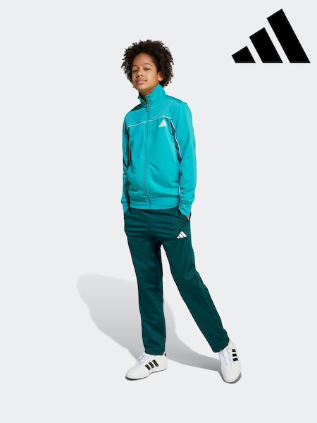 adidas Green Tricot Colour Pop Kids Tracksuit (AR8613) | OMR19