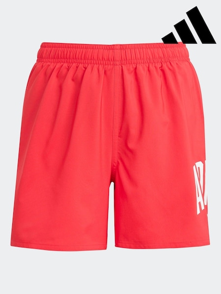 adidas Red Essentials Collegiate Kids Swim Shorts (AR8615) | R$ 195