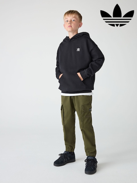 adidas Originals Black Loose Fleece Kids Hoodie (AR8617) | €44
