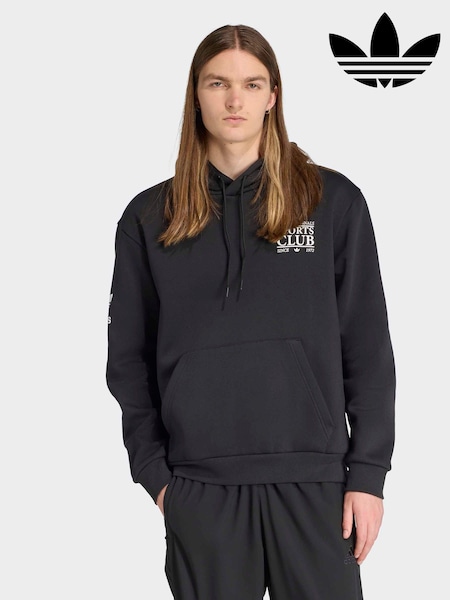 adidas Originals Black Graphic Hoodie (AR8633) | €83