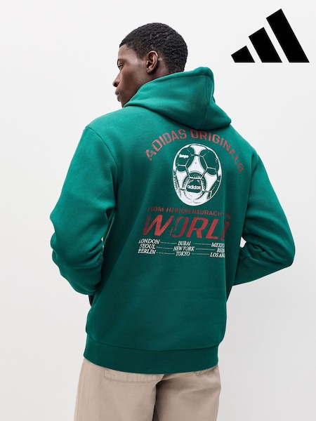 adidas Originals Green Graphic Hoodie (AR8643) | €83