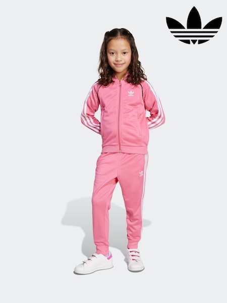adidas Originals Pink Adicolor SST Tracksuit Little Kids (AR8678) | €58