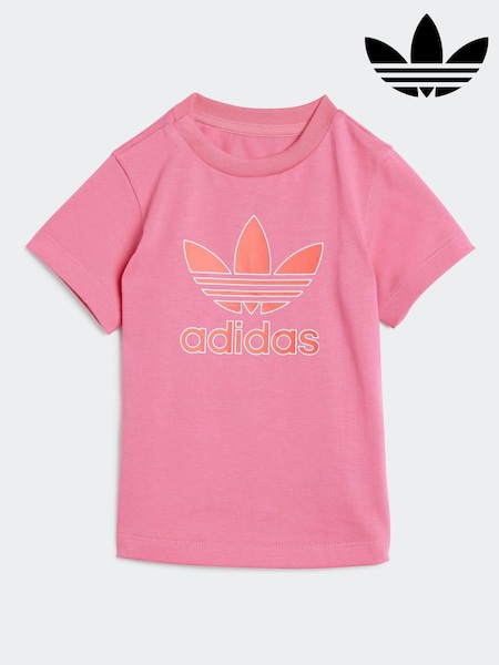 adidas Originals Pink Trefoil T-Shirt Infant Kids (AR8693) | €16.50