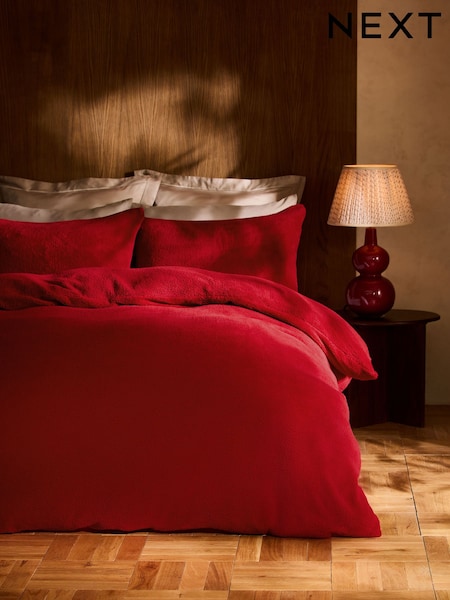 Teddy Fleece Duvet Cover and Pillowcase Set (AR8831) | 33 € - 78 €