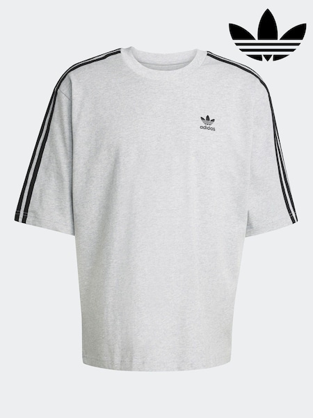 adidas Originals Light Grey Oversized T-Shirt (AR8987) | AED163