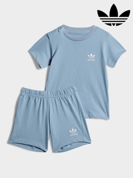 adidas Originals Blue T-Shirt and Shorts Set Infant Kids (AR9017) | €33