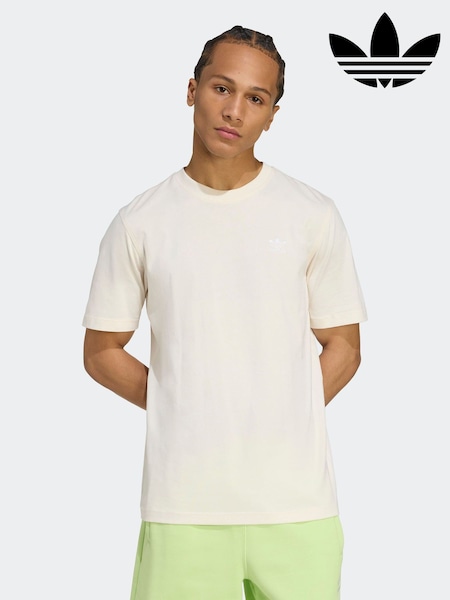 adidas Originals White Trefoil Essentials T-Shirt (AR9029) | AED128