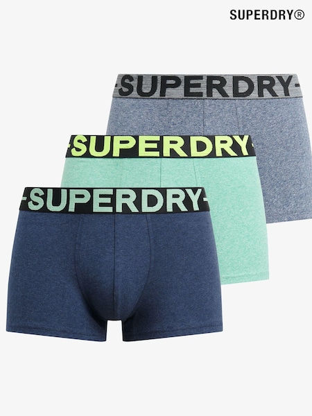 Superdry Blue Triple Trunks (AR9076) | €45