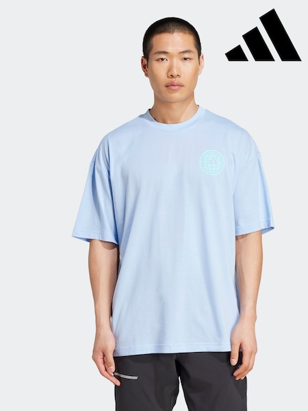 adidas Blue Power Graphic T-Shirt (AR9088) | AED163