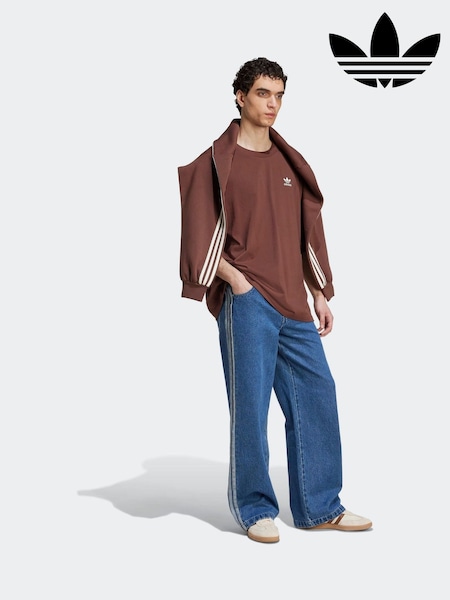 adidas Originals Brown Oversized Adicolor T-Shirt (AR9094) | € 44