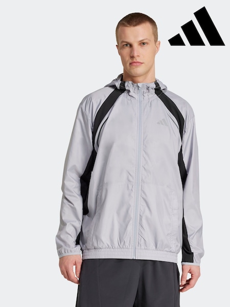 Gri - adidas Tech Apparel Windbreaker (AR9106) | 484 LEI
