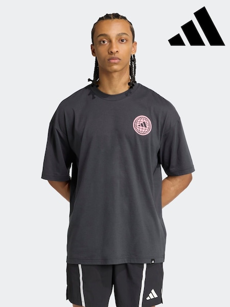 adidas Grey Power Graphic T-Shirt (AR9111) | AED163