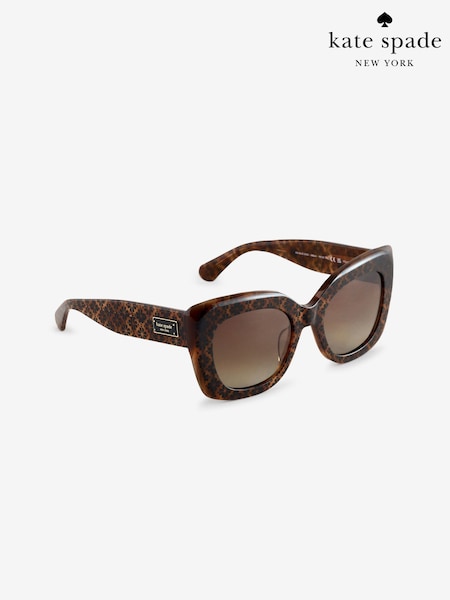 Kate Spade Brown Square With Monogram Details Sunglasses (AR9323) | AED1,136
