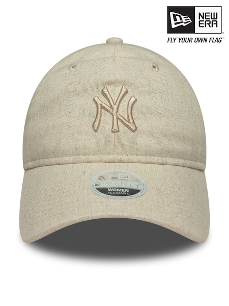 New Era Womens Linen 9TWENTY Neyyan Stnstn Brown Hat (AR9398) | €38