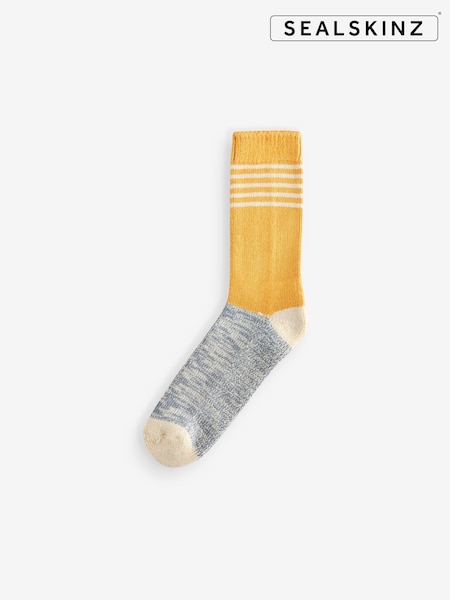 Жовтий - Шкарпетки SEALSKINZ Bawdeswell Bamboo Mid Length Lightweight (AR9468) | 1 081 грн