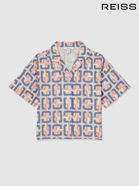 Reiss Multi Eva Geometric Chain Print Shirt (AR9561) | €70