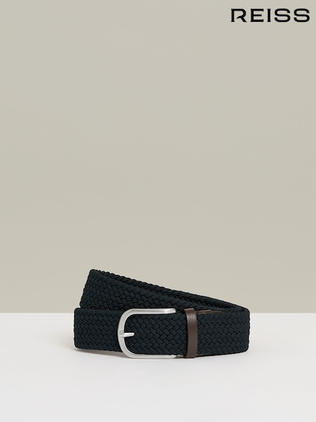 Reiss Navy Elmont Woven Belt (AR9590) | €85