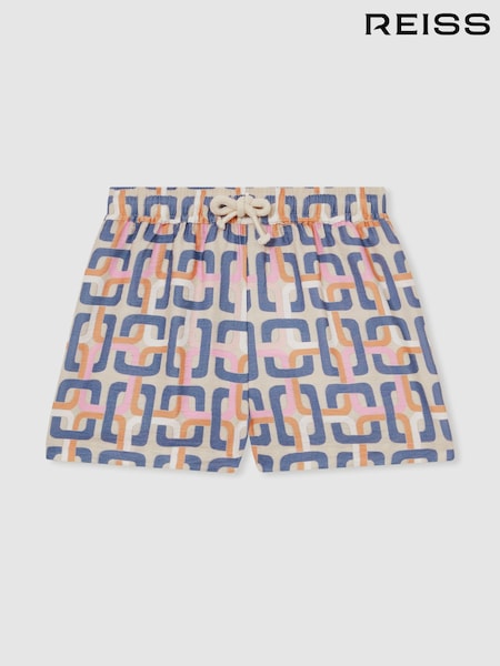 Reiss Eva Geometric Chain Print Shorts (AR9601) | 70 €