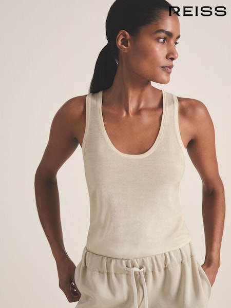 Reiss Ivory Kai Reiss | Les 100 Ciels Wool Knit Vest (AR9615) | €213