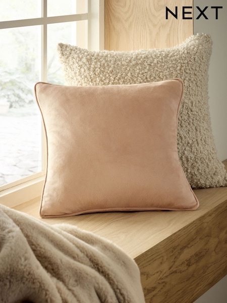Oatmeal 43 x 43cm Matte Velvet Cushion (AR9679) | €9