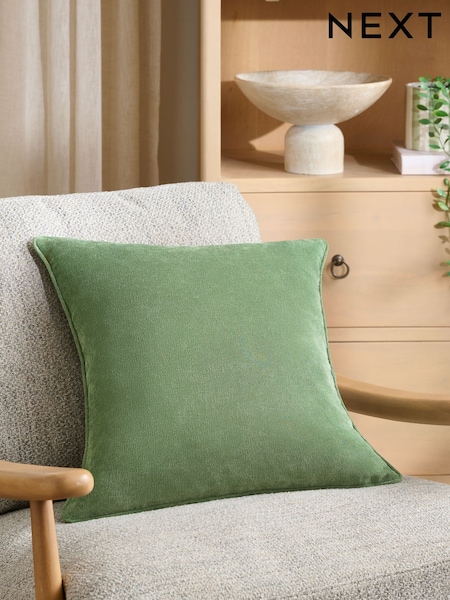 Light Green 45 x 45cm Soft Velour Cushion (AR9684) | 39 QAR