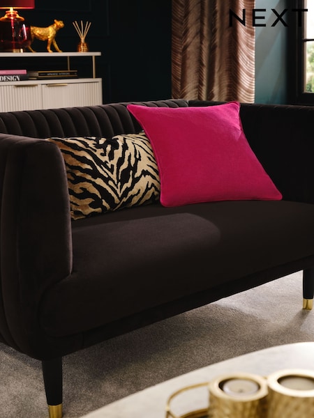 Fuchsia Pink 45 x 45cm Soft Velour Cushion (AR9695) | 39 QAR