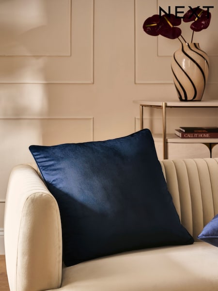Navy 59 x 59cm Matte Velvet Cushion (AR9696) | €21
