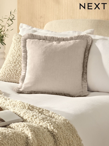 Chunky Fringe Chenille Cushion (AR9710) | 120 zł