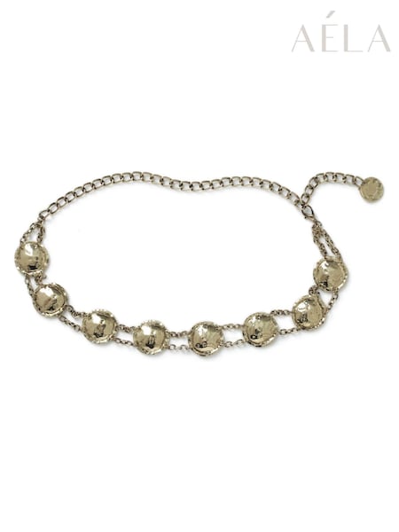 Aela Gold Tone Oval Link Chain Belt (AR9734) | €32