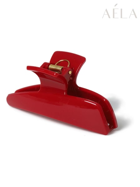 Aela Red Resin Hair Claw (AR9783) | €14