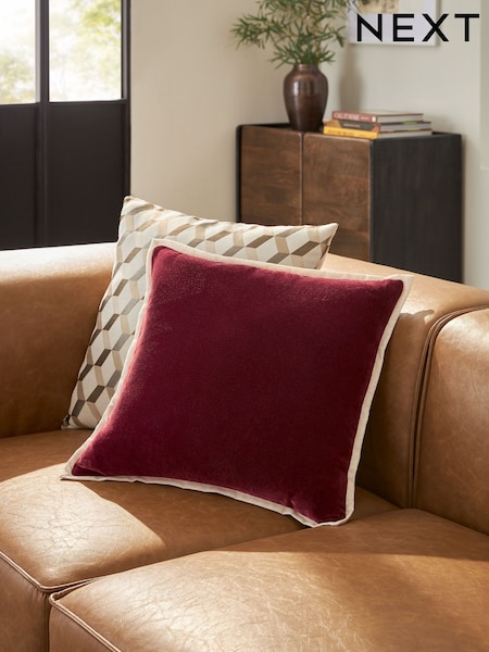 Orange Loxley Velvet 50 x 50cm Cushion (AR9795) | €23.50