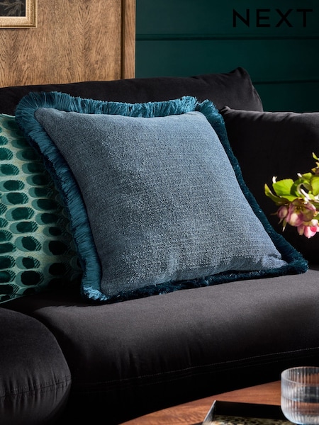 Chunky Fringe Chenille Cushion (AR9823) | € 25