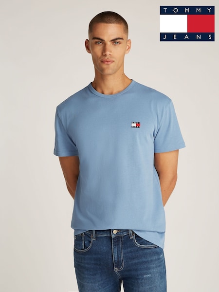 Tommy Jeans Blue Badge 100% Cotton T-Shirt (AR9859) | €46
