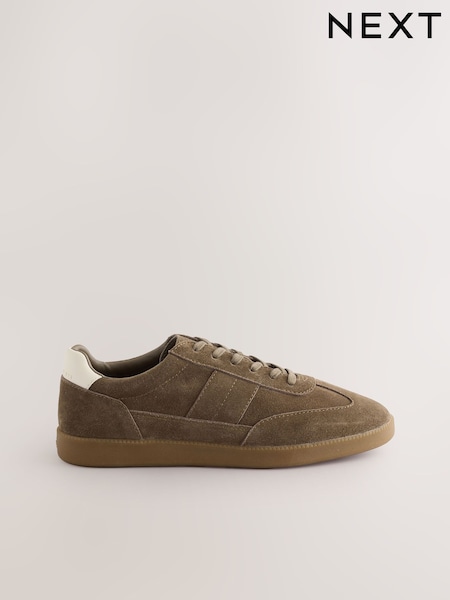 Brown Suede Smart Casual Trainers (AR9865) | €69
