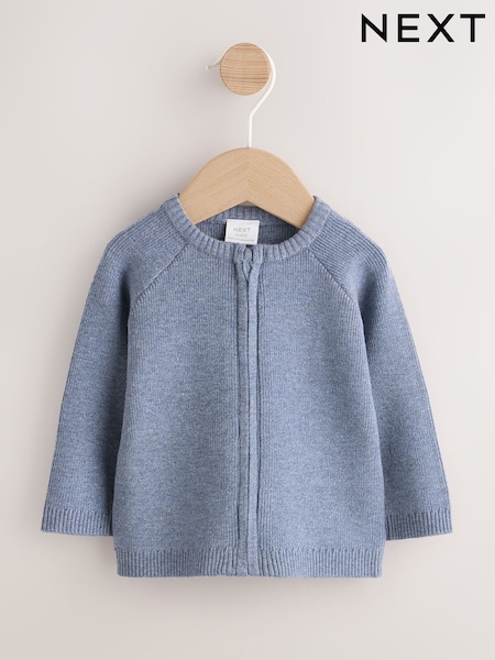 Blue Knitted Baby Cardigan (0mths-2yrs) (AR9866) | €19 - €22
