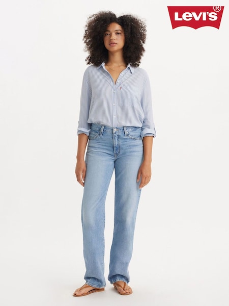 Levi's® 100% Cotton 94 Baggy Worn In Jeans (AT0192) | 447 LEI