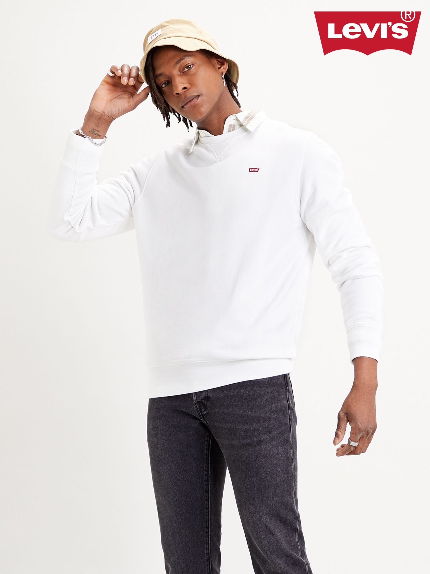 Levi's men's cotton sweatshirt deals