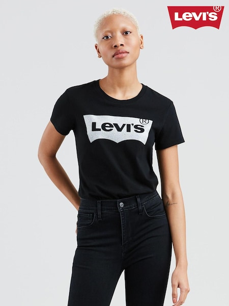 Musta - Levi's The Perfect 100% Cotton T-paita (AT0298) | €43