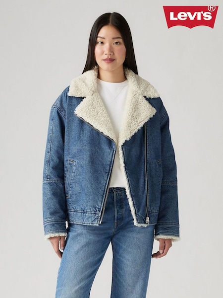 Levi's® 100% Cotton Sherpa Flight Jacket (AT0319) | €239